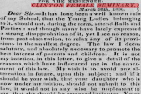 Georgia Messenger (Fort Hawkins), May 18, 1837, p. 70.  Georgia Historic Newspapers.