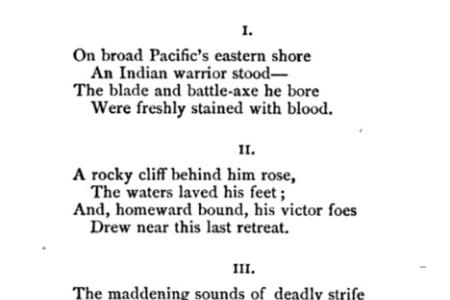 The Last of His Race" by Jane Thigpen from her Lover’s Revenge, p. 9. 